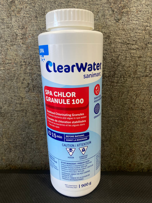 Hot tub granular chlorine