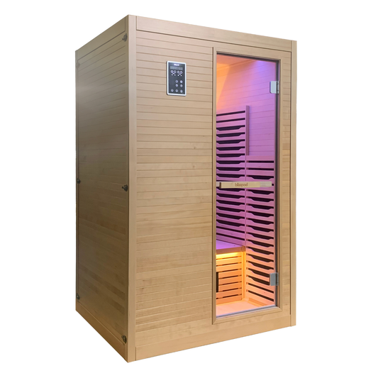 Blisspod | Helsinki | Full Spectrum Ultimate Indoor Sauna | Red Light Therapy | 2 Person