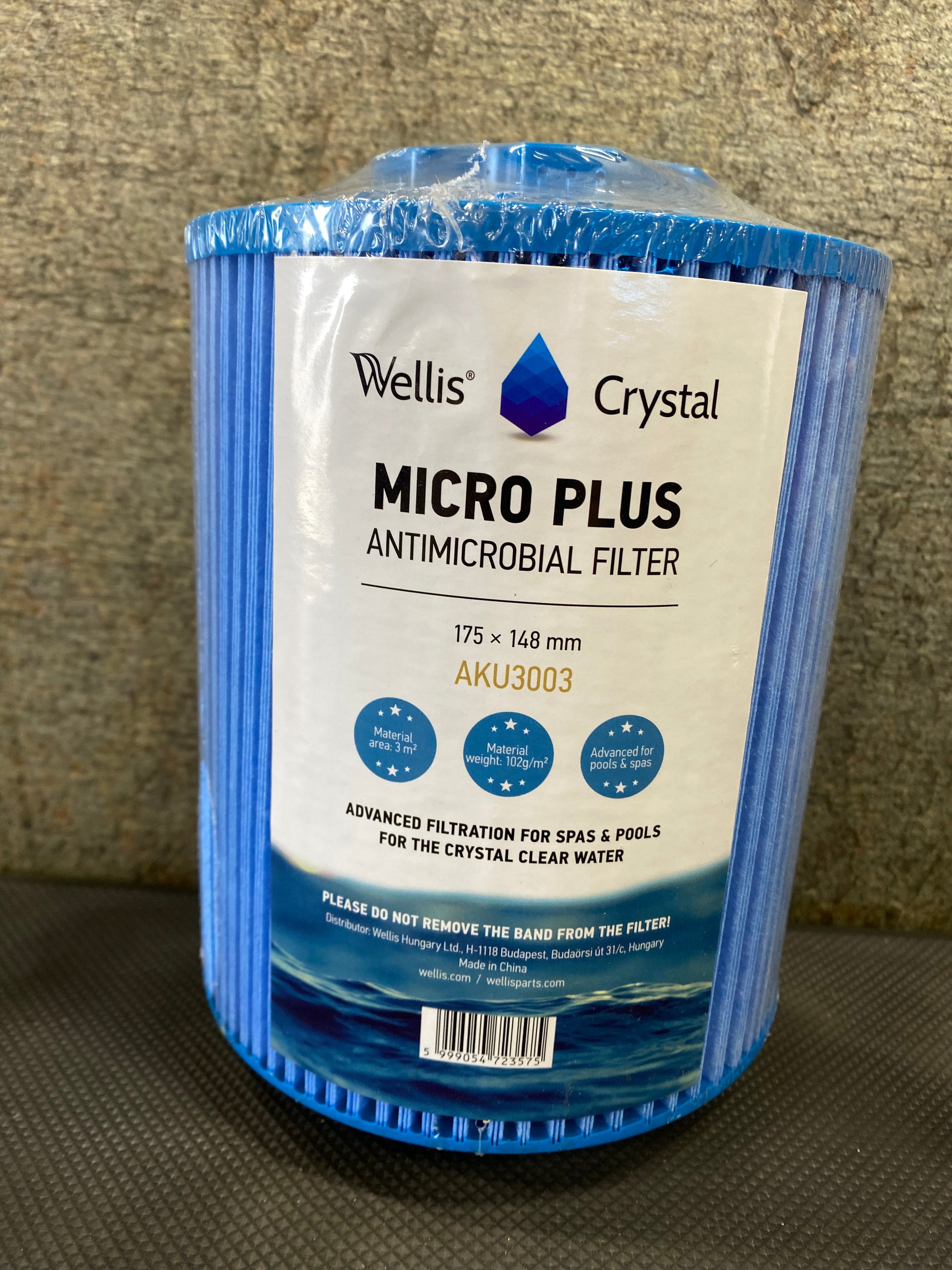 Peakline hot tub filter 175 x 148mm