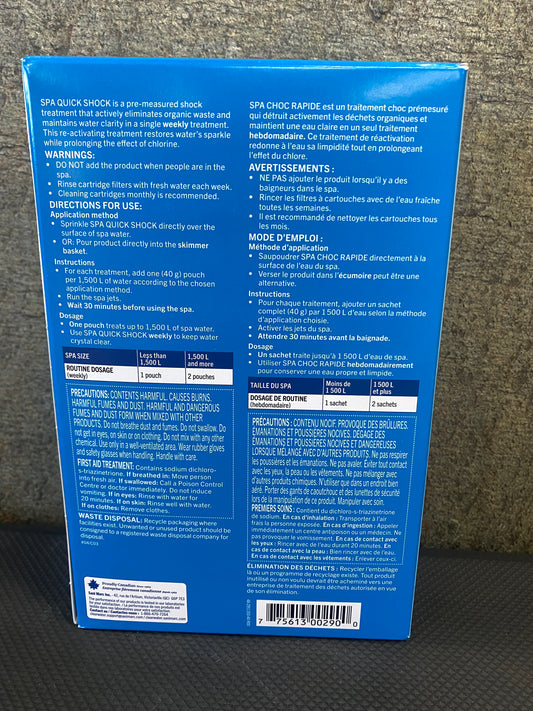 Clearwater Spa Quick Shock