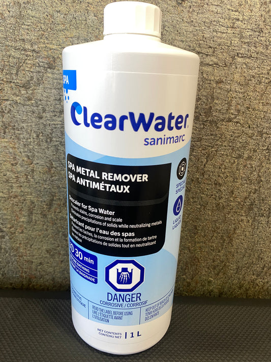 Metal remover hot tubs