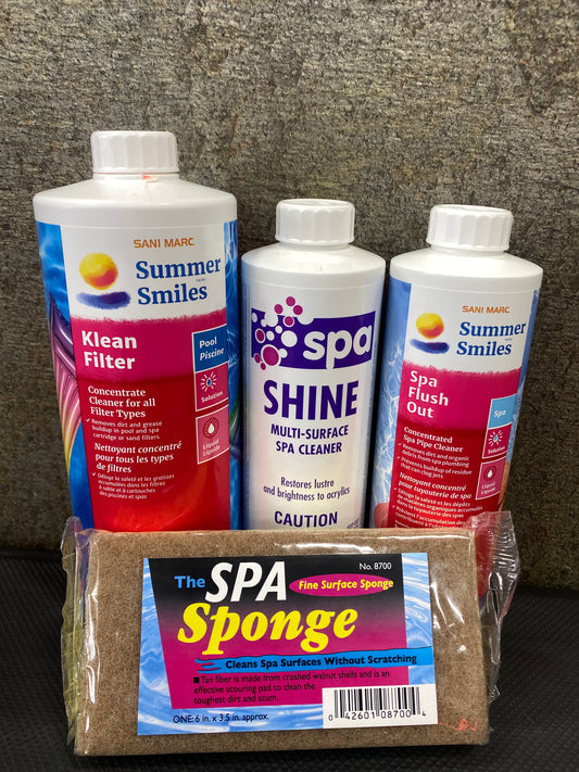 Hot tub deep clean