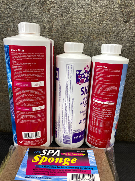 hot tub filter cleaner