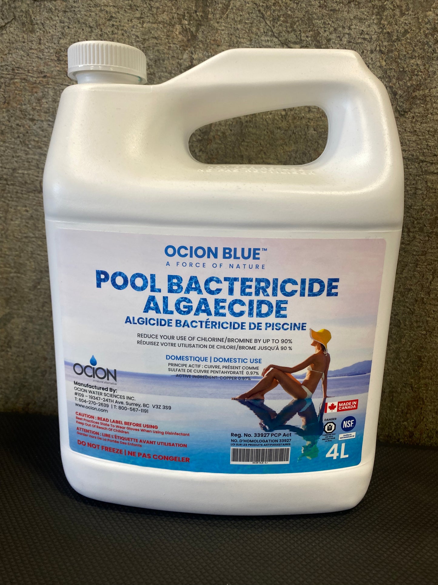 Ocion Blue Pool Bactericide (4L)
