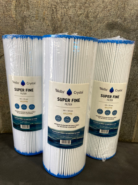 Wellis super fine hot tub filter single pack