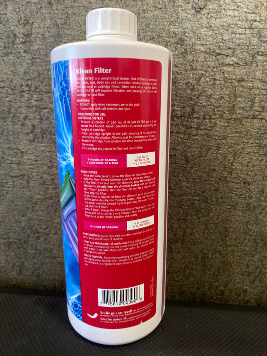 hot tub filter cleaner