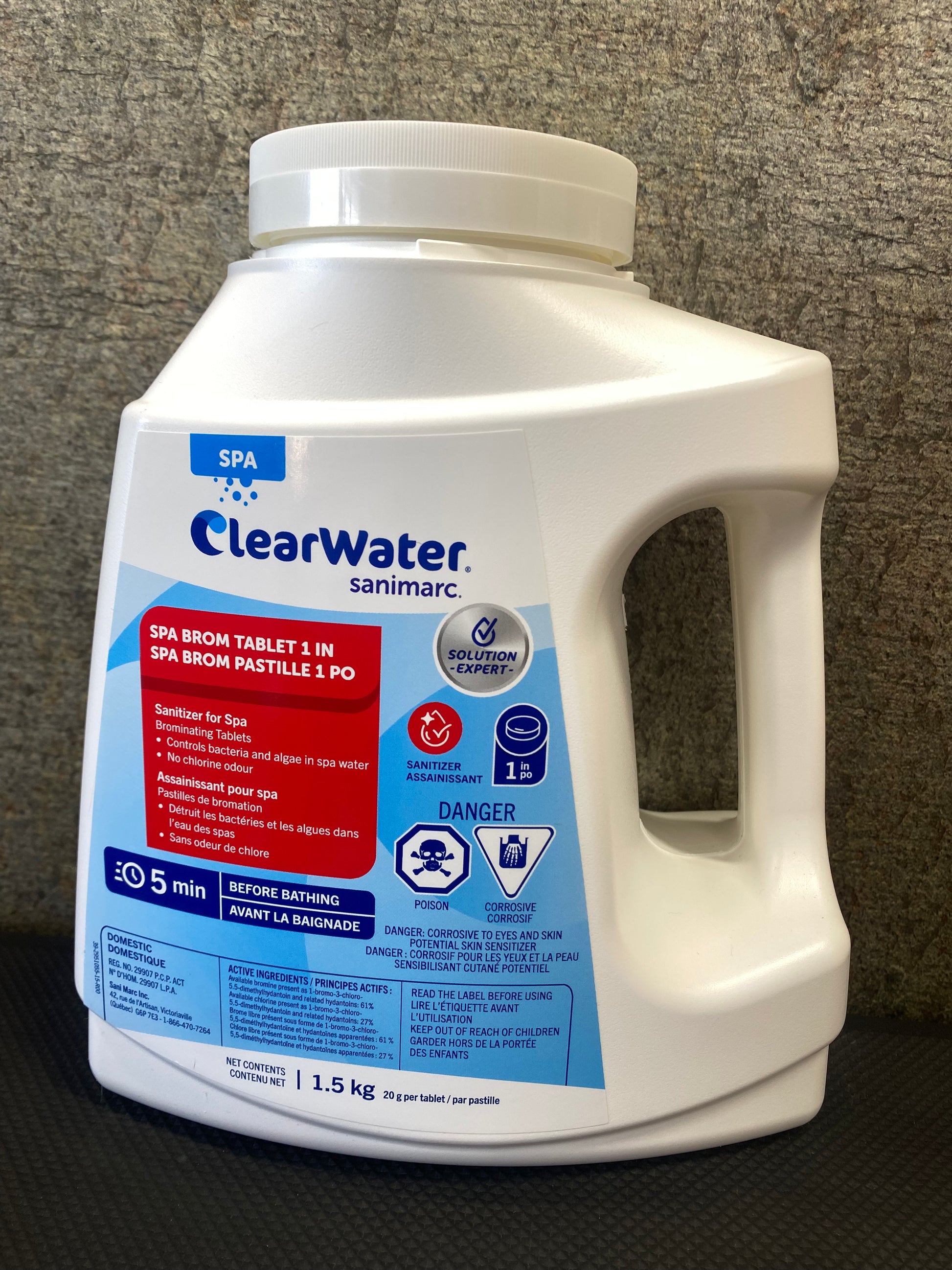 Bromine tablets hot tub