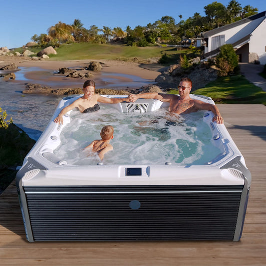 Wellis PeakLife Elbrus hot tub - lifestyle