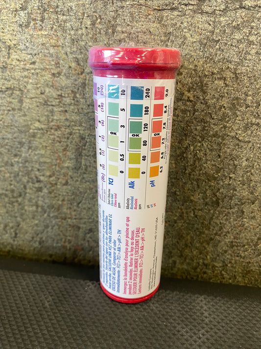 Hot tub test strips