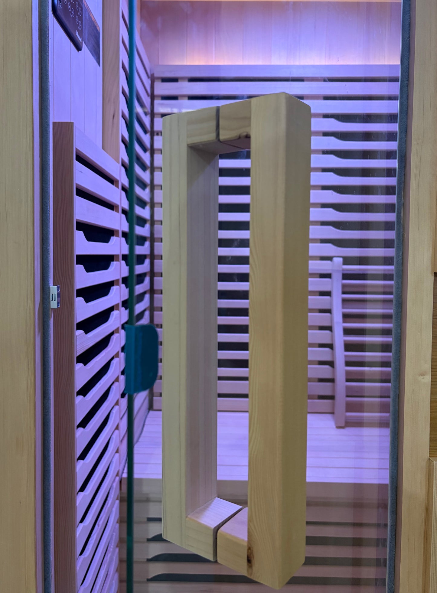 Blisspod | Milano | Full Spectrum Sauna Canadian Hemlock Ultra Low EMF, 6 Far Infrared & Red Glass Heater & Chromotherapy – 2 Person