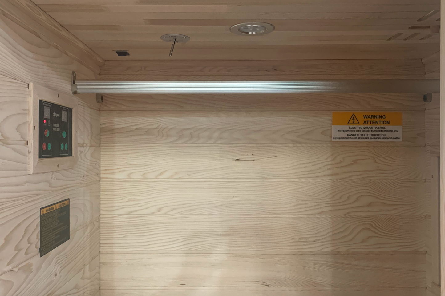 Blisspod | Vienna | Far Infrared Sauna | Canadian Hemlock Very Low EMF | 72.8"H x 35.4"W x 25.6"D | 1 Person