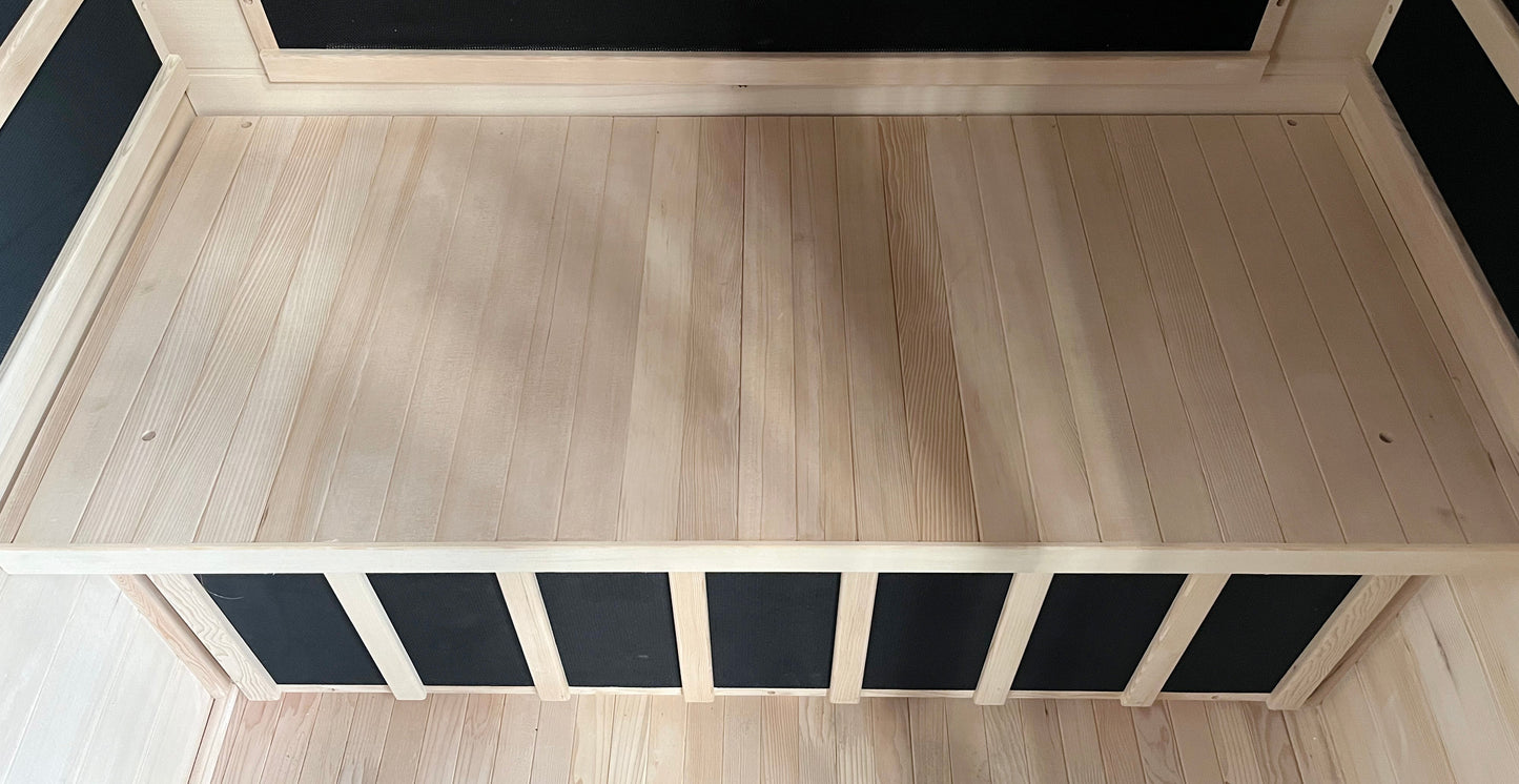 Blisspod | Vienna | Far Infrared Sauna Canadian Hemlock Very Low EMF Sauna, 4 Heaters – 2 Persons