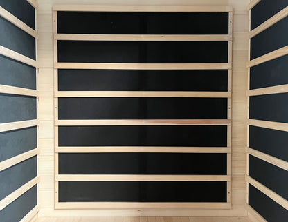 Blisspod | Vienna | Far Infrared Sauna Canadian Hemlock Very Low EMF Sauna, 4 Heaters – 2 Persons