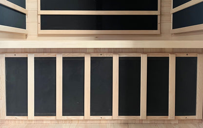 Blisspod | Vienna | Far Infrared Sauna Canadian Hemlock Very Low EMF Sauna, 4 Heaters – 2 Persons
