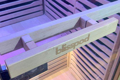 Blisspod | Helsinki | Full Spectrum Ultimate Indoor Sauna | Red Light Therapy | 2 Person