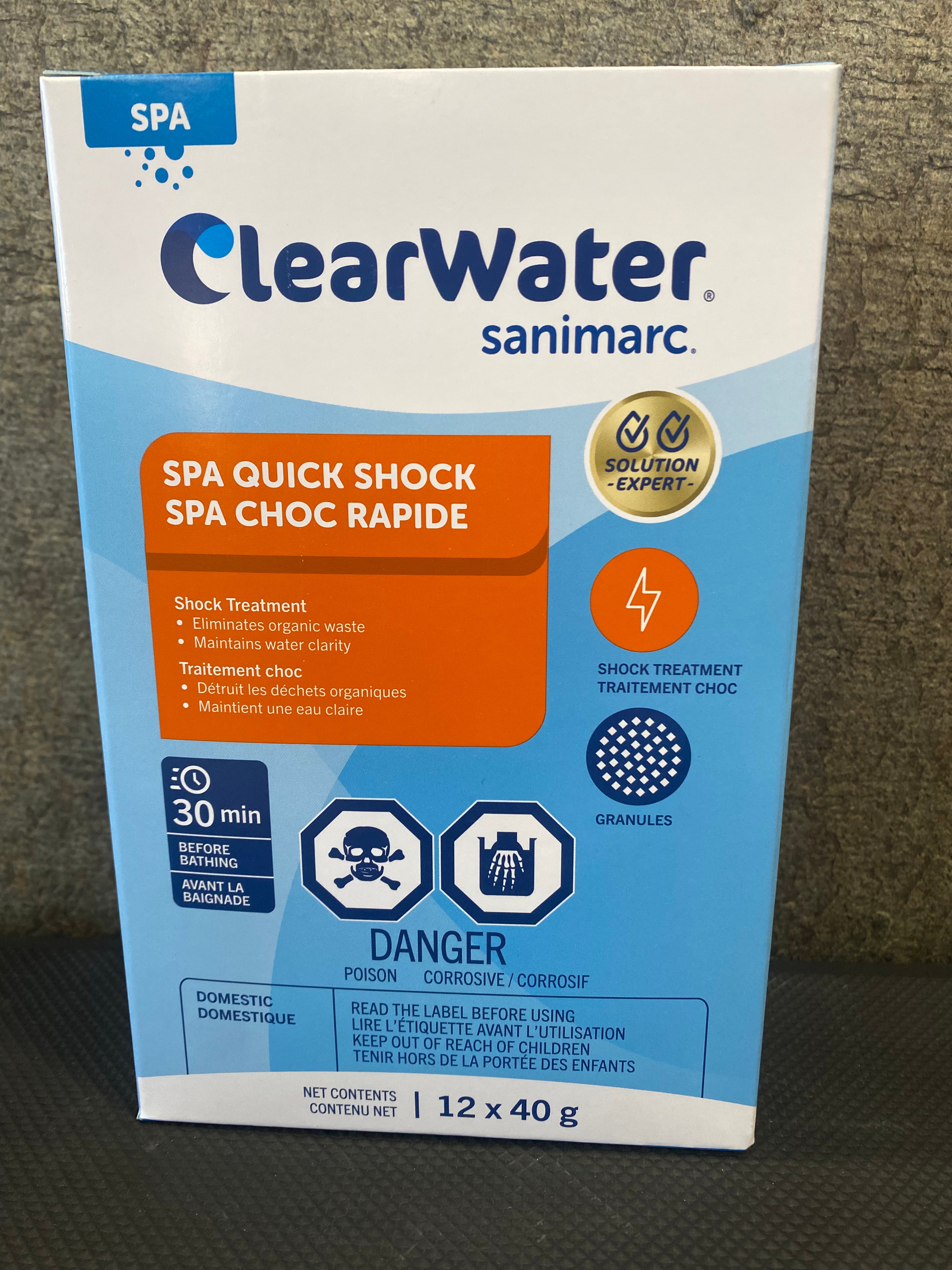 spa quick shock