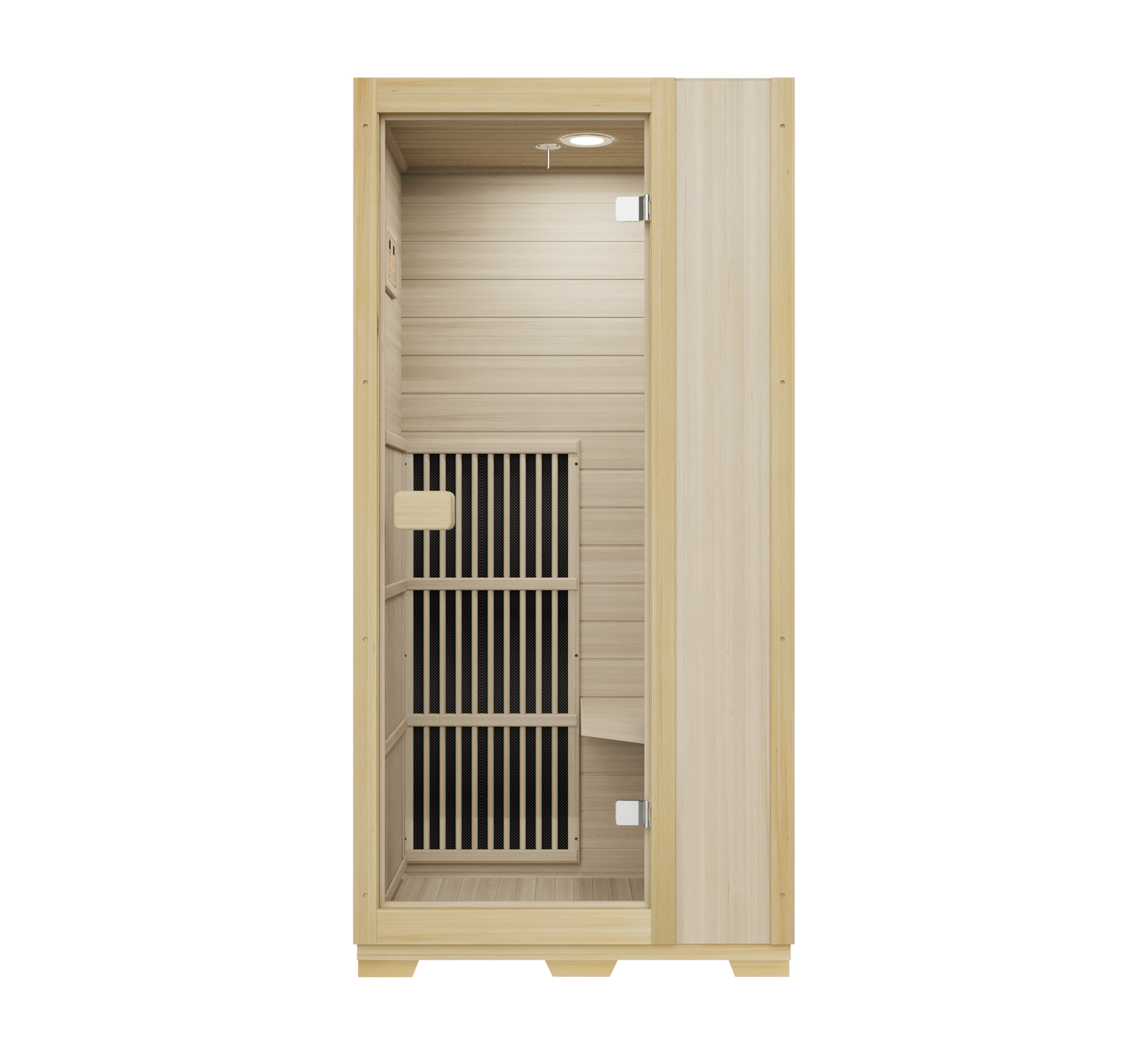 Blisspod | Vienna | Far Infrared Sauna | Canadian Hemlock Very Low EMF | 72.8"H x 35.4"W x 25.6"D | 1 Person