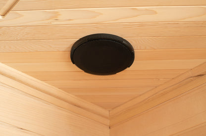 Blisspod | Vienna | Corner Spacious Far Infrared Sauna Canadian Hemlock Ultra Low EMF, 12 Heaters, 4-5 Persons