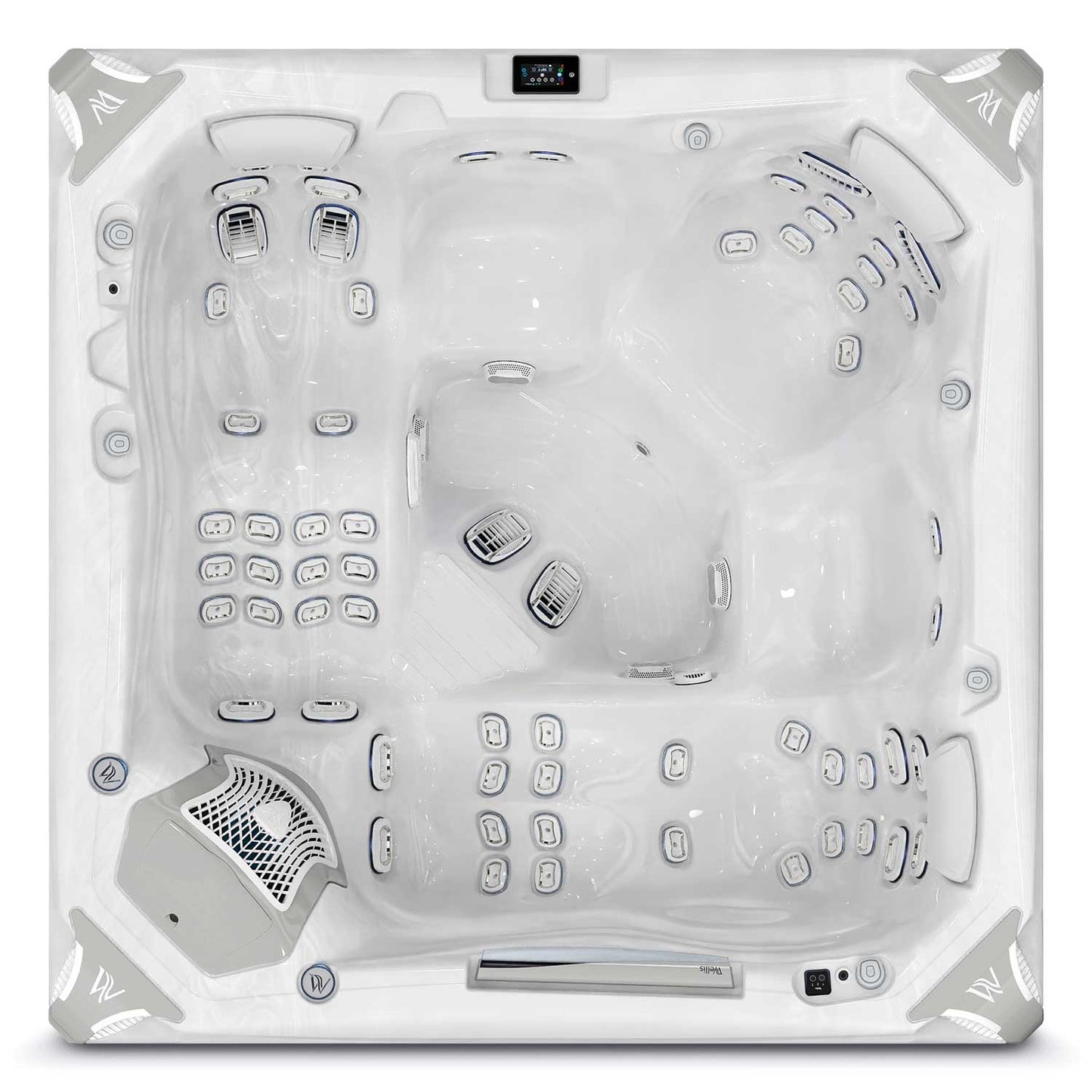 Wellis PeakLife Everest hot tub - top view