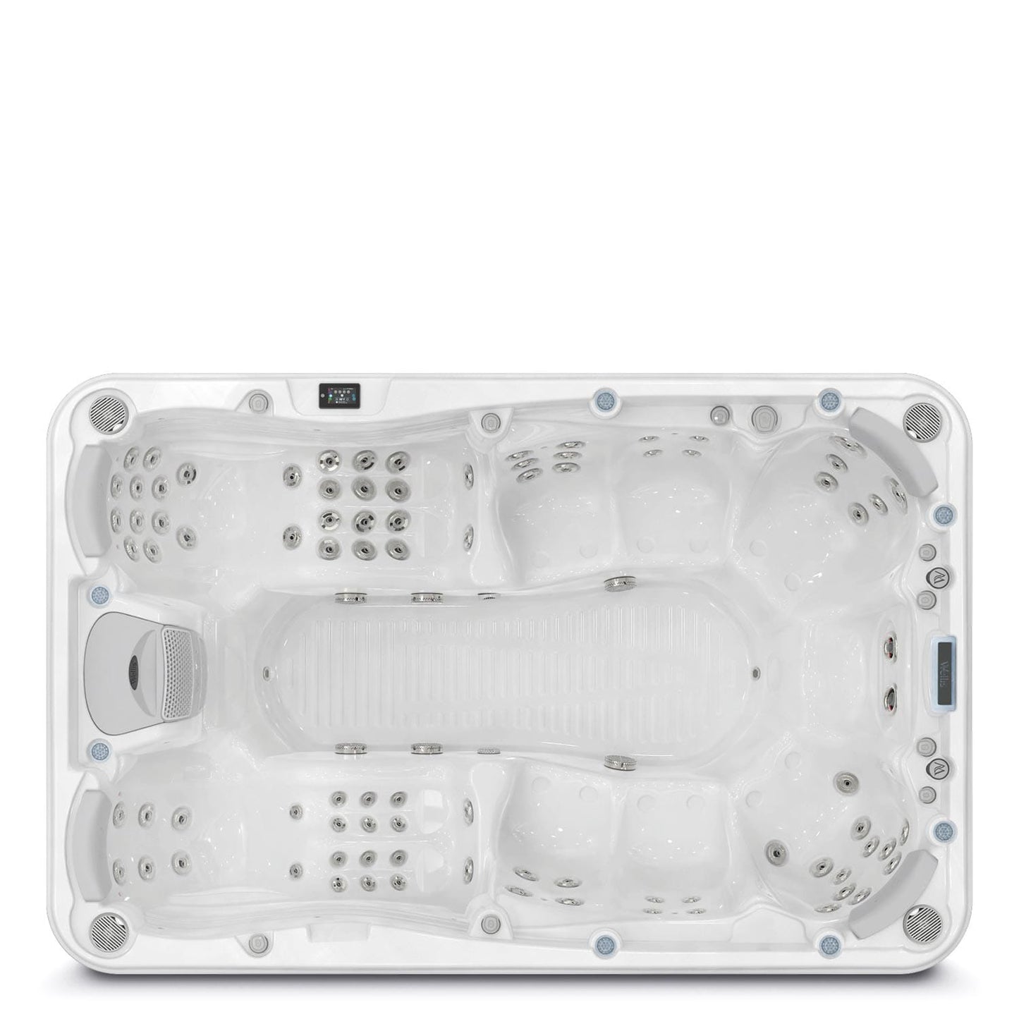 Wellis PeakLife Olympus hot tub - top view