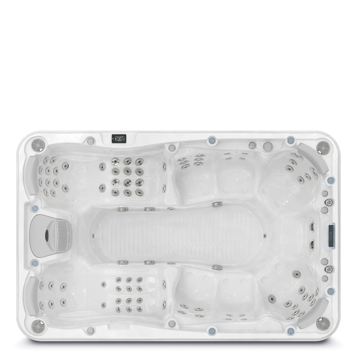 Wellis PeakLife Olympus hot tub - top view