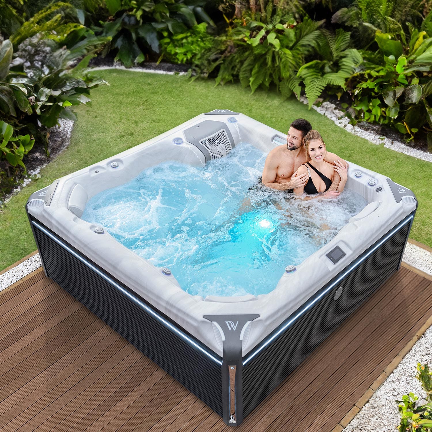Wellis PeakLife Kilimanjaro hot tub - lifestyle