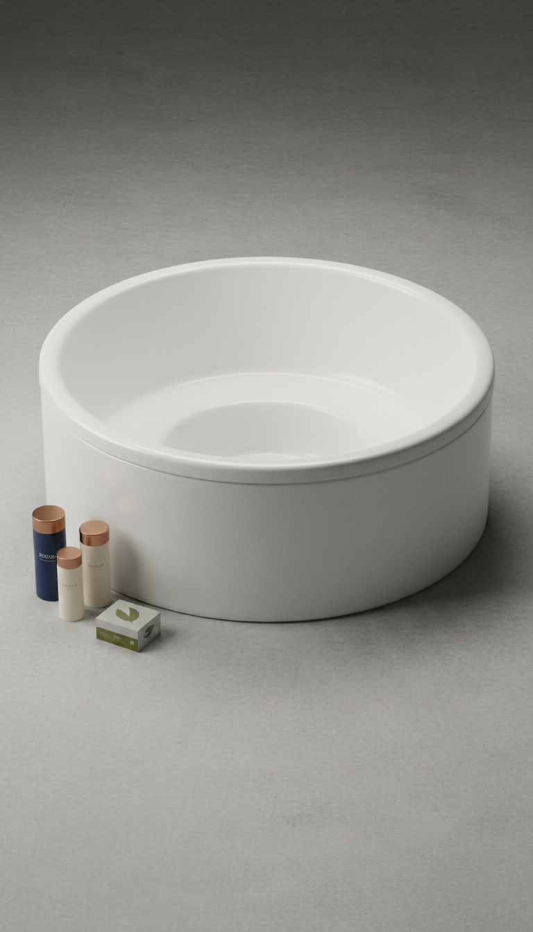 Acrylic Hot Tub With Lounge Seat